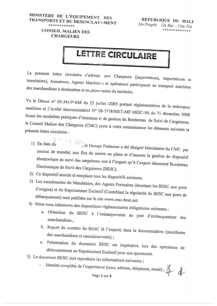 Mali Circulaire Page 3