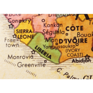 liberia map