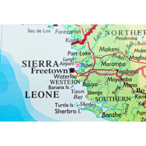 sierra leone map