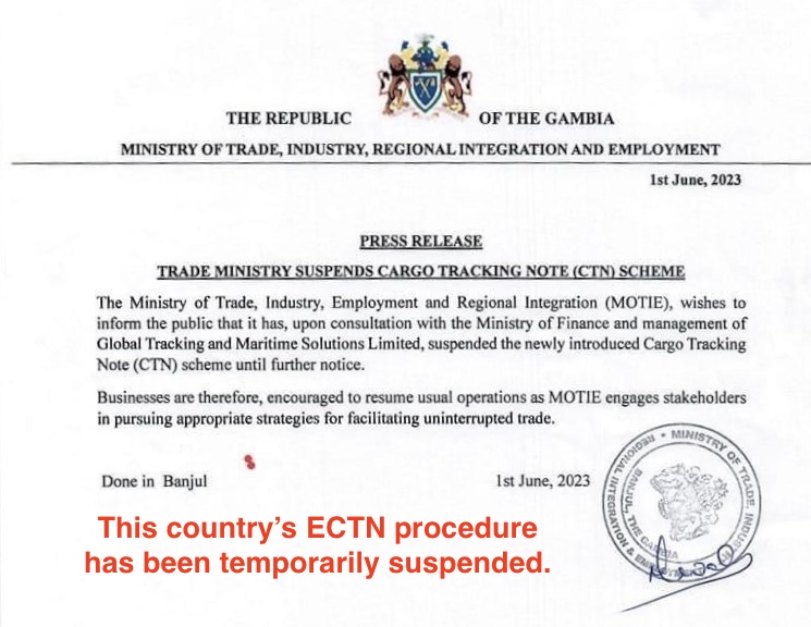 Gambia CTN SCK REP
