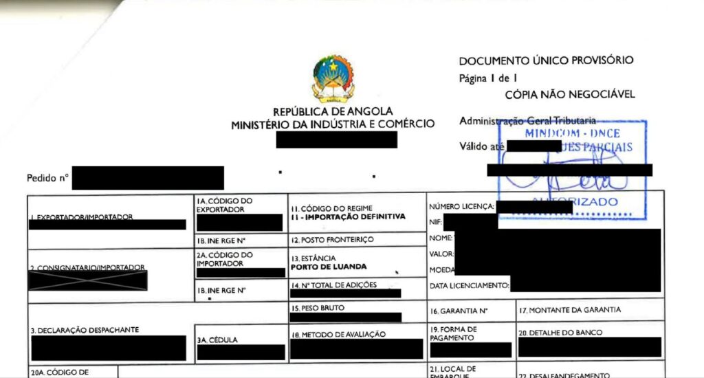 Angola DU document sample
